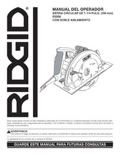 RIDGID R3200 Manual Del Operador