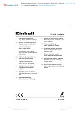 EINHELL TE-SM 254 Dual Manual De Instrucciones Original