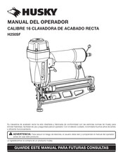 Husky H250SF Manual Del Operador