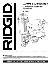 RIDGID R175RNA Manual Del Operador