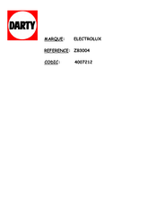 Electrolux Ergorapido ZB3004 Manual De Instrucciones