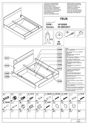 Dedeman FELIX UP 00305 Instrucciones De Montaje