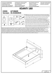 Forma Ideale KSANTI 180 UP 00609 Instrucciones De Montaje