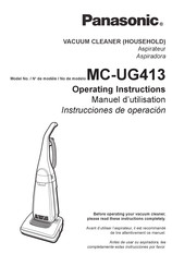 Panasonic MC-UG413 Instrucciones De Operación