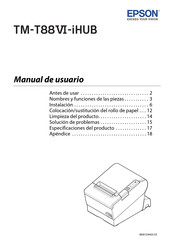 Epson TM-T88VI-iHUB Manual Del Usuario