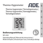 ADE WS 2303 Manual De Instrucciones