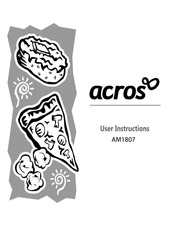 Acros AM1807 Instrucciones Para El Usuario