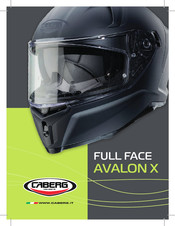 Caberg FULL FACE AVALON X Manual Del Usuario