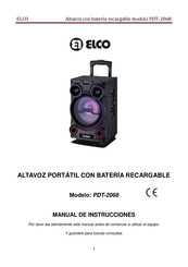 elco PDT-2068 Manual De Instrucciones