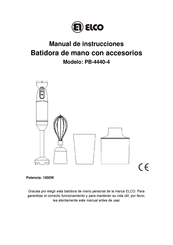 elco PB-4440-4 Manual De Instrucciones