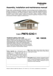 Lemeks Palmako PM70-5242-1 Instrucciones De Montaje, Instalación Y Mantenimiento