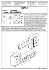 Forma Ideale ROSSO UP 00568 Instrucciones De Montaje