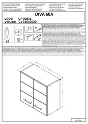 Dedeman DIVA 60A UP 00816 Instrucciones De Montaje