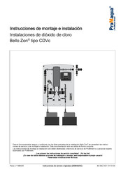 ProMinent ProMaqua Bello Zon CDVc Instrucciones De Montaje E Instalación