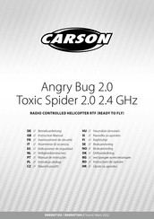 Carson Angry Bug 2.0 Toxic Spider 2.0 Indicaciones De Seguridad