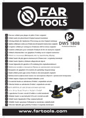 Far Tools DWS 180B Traduccion Del Manual De Instrucciones Originale