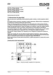 Jung KNX 3901 REGHE Instrucciones De Servicio