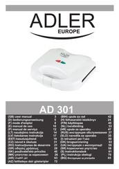 Adler europe AD 301 Manual De Uso