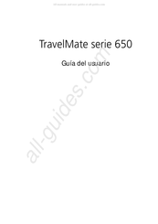 Acer TravelMate 650 Serie Guia Del Usuario