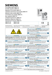 Siemens 8MR2170-2BF Instructivo