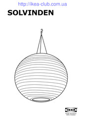 IKEA SOLVINDEN Manual Del Usuario