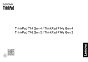 Lenovo ThinkPad P16s Gen 2 Manual Del Usuario
