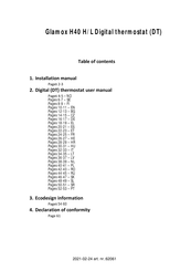 Glamox H40 H Manual De Instalación