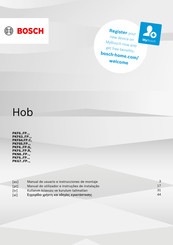 Bosch PKF6 FP Serie Manual De Usuario E Instrucciones De Montaje