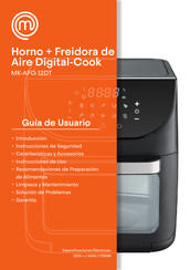 huken MasterChef Digital-Cook MK-AFO-12DT Guía De Usuario