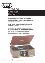 Trevi TT 1042 DAB Manual De Usuario