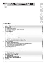 GEONAUTE ONchannel 510 Manual Del Usuario