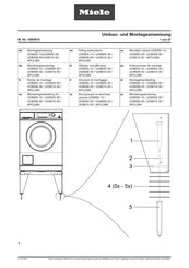 Miele APCL099 Instrucciones De Montaje