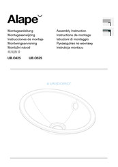 Alape UB.O525 Instrucciones De Montaje