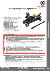 BGS technic BGS 70033 Manual De Instrucciones