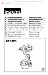 Makita DTD129 Manual De Instrucciones