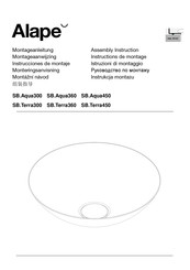 Alape SB.Terra360 Instrucciones De Montaje