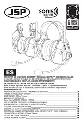 JSP Sonis Comms Manual De Instrucciones