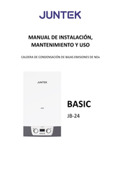 Juntek BASIC JB-24 Manual De Instalación, Mantenimiento Y Uso