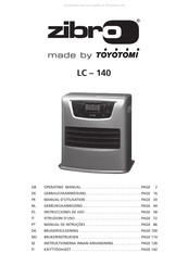 Toyotomi Zibro LC-140 Instrucciones De Uso