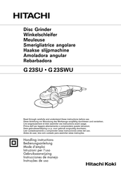 Hitachi G 23SU Instrucciones De Manejo