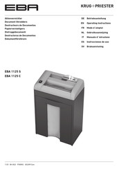 EBA 1125 C Instrucciones De Uso