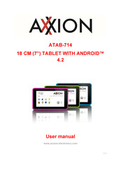 Axxion ATAB-714 Manual Del Usuario