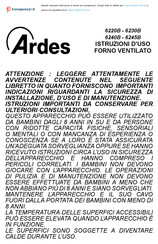 ARDES 6245B Folleto De Instrucciones