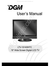 DGM LTV-1914WHTC Manual Del Usuario