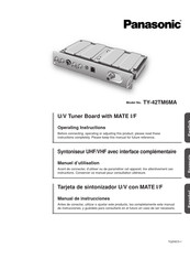 Panasonic TY-42TM6MA Manual De Instrucciones