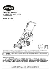 Scotts 51519S Manual Del Operario