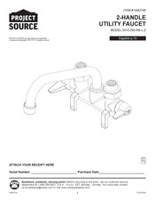 Project Source 3310-250-RB-L-Z Instrucciones De Instalación