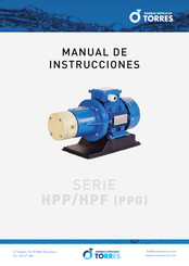 Bombas Especiales Torres HPP Serie Manual De Instrucciones