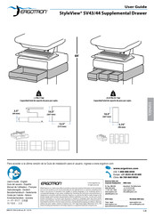 Ergotron StyleView SV43 Primary Drawer Guia Del Usuario
