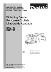 Makita BO3710 Manual De Instrucciones